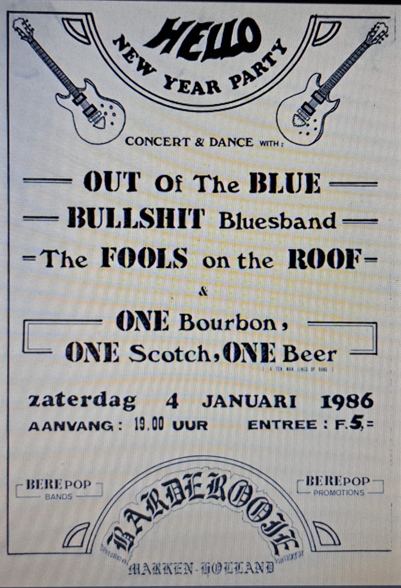 40 jaar geleden… Berepop bij The Flying Sailor